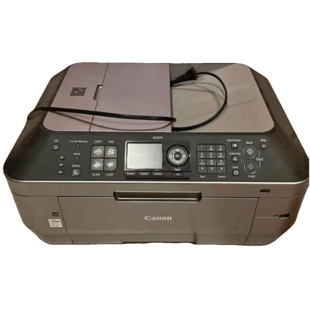 Canon PIXMA MX870 All-In-One Fax Ethernet USB Wi-Fi Color InkJet Printer
